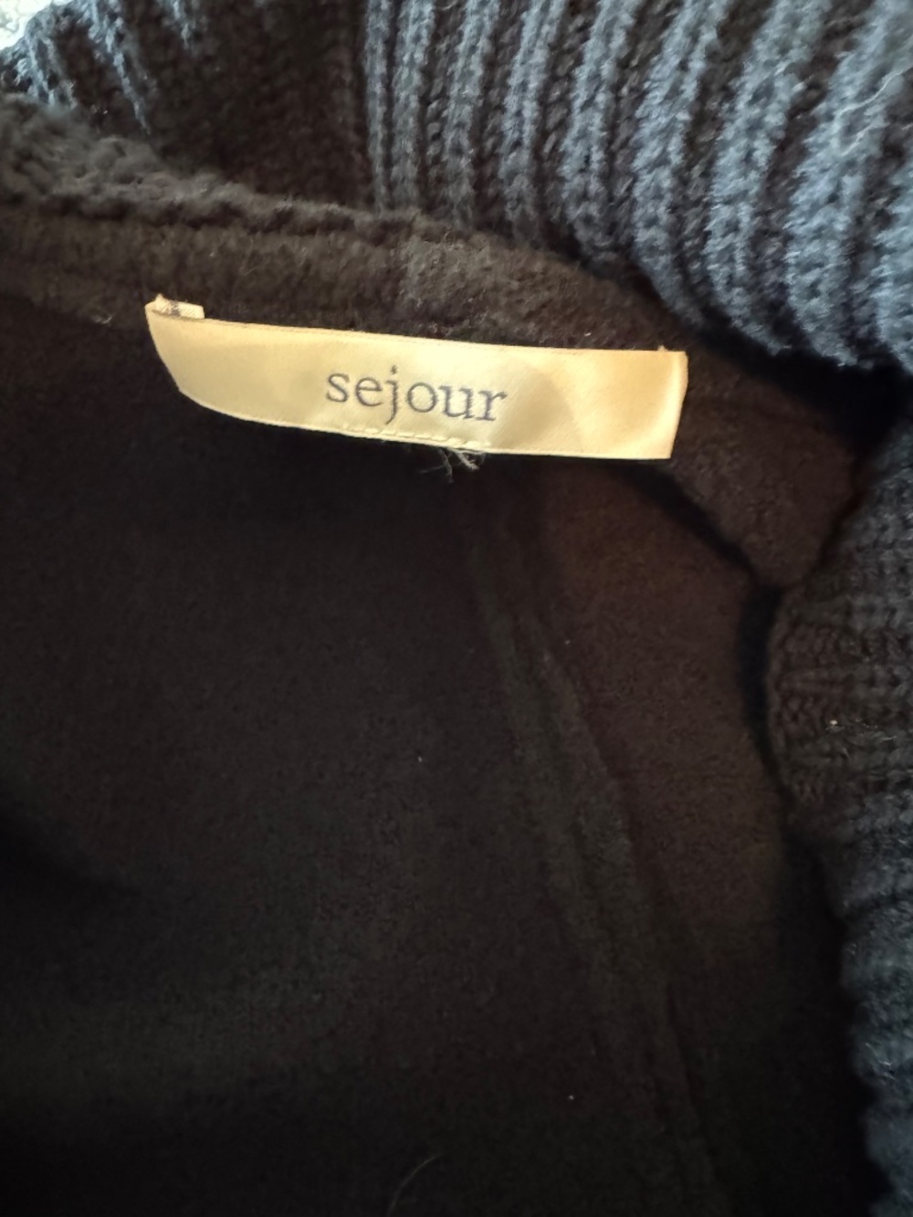 Sejour Wool Sweater Coat - Picture 3 of 5